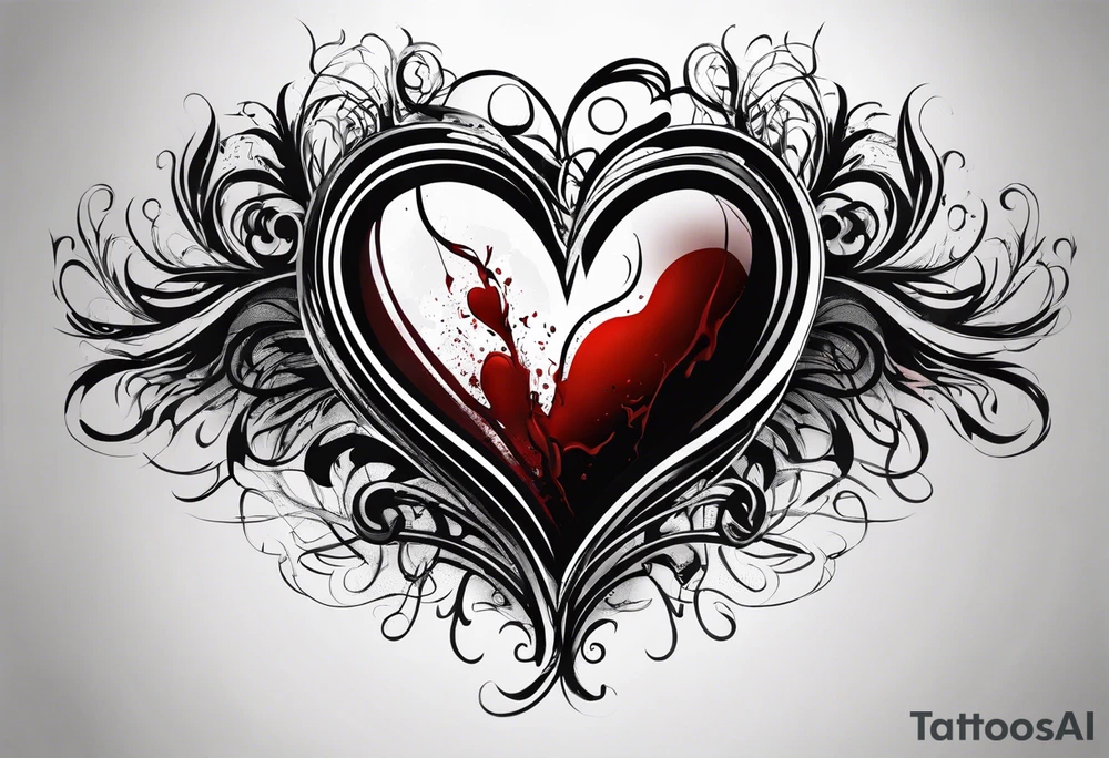 Bloody Heart tattoo idea
