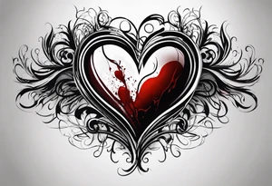Bloody Heart tattoo idea