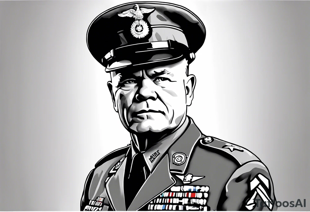 Realistic chesty puller tattoo idea