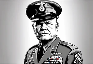 Realistic chesty puller tattoo idea
