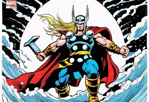 The Mighty Thor from the 1980's comics tattoo idea