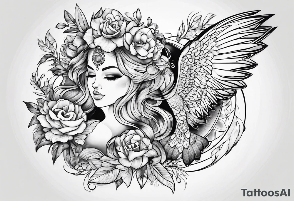 cute fine line tattoo idea