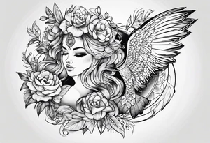 cute fine line tattoo idea
