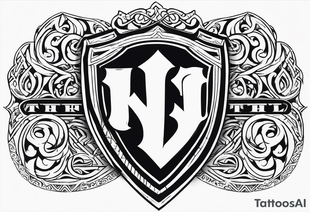 Valhalla shield tattoo idea