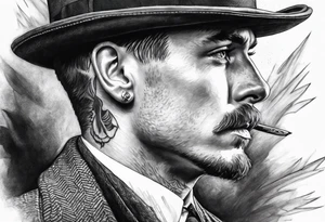 Peaky blinders tattoo idea