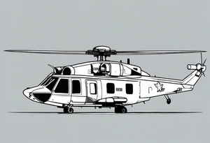 submairne on left with helicopter above it, carrier in center, DDG on the right with jet above it tattoo idea