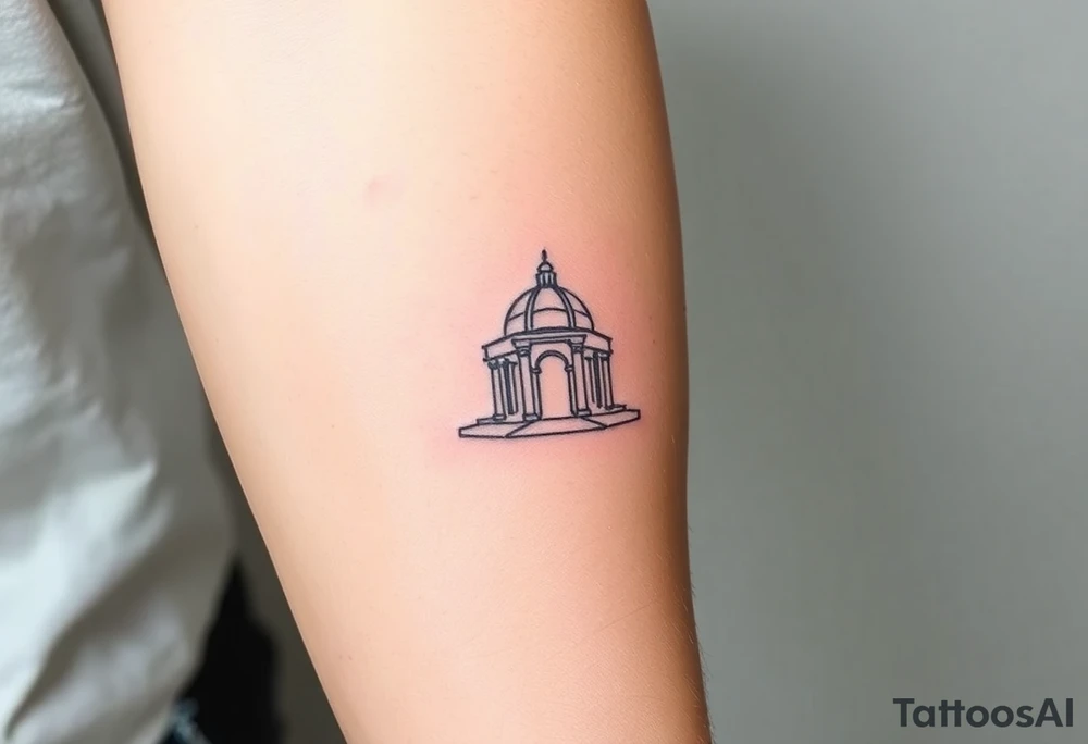 “I will come to your temple with burnt offerings and fulfill my vows to you— vows my lips promised and my mouth spoke when I was in trouble.” tattoo idea