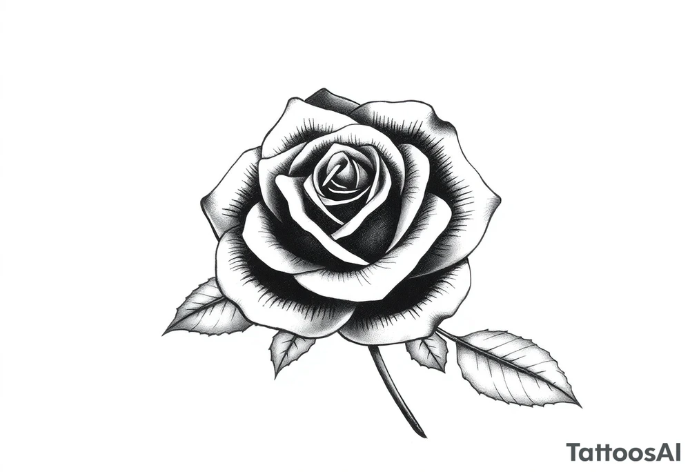 Rose tattoo idea
