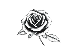 Rose tattoo idea