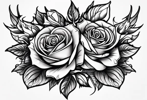 roses and thorns drogon tattoo idea