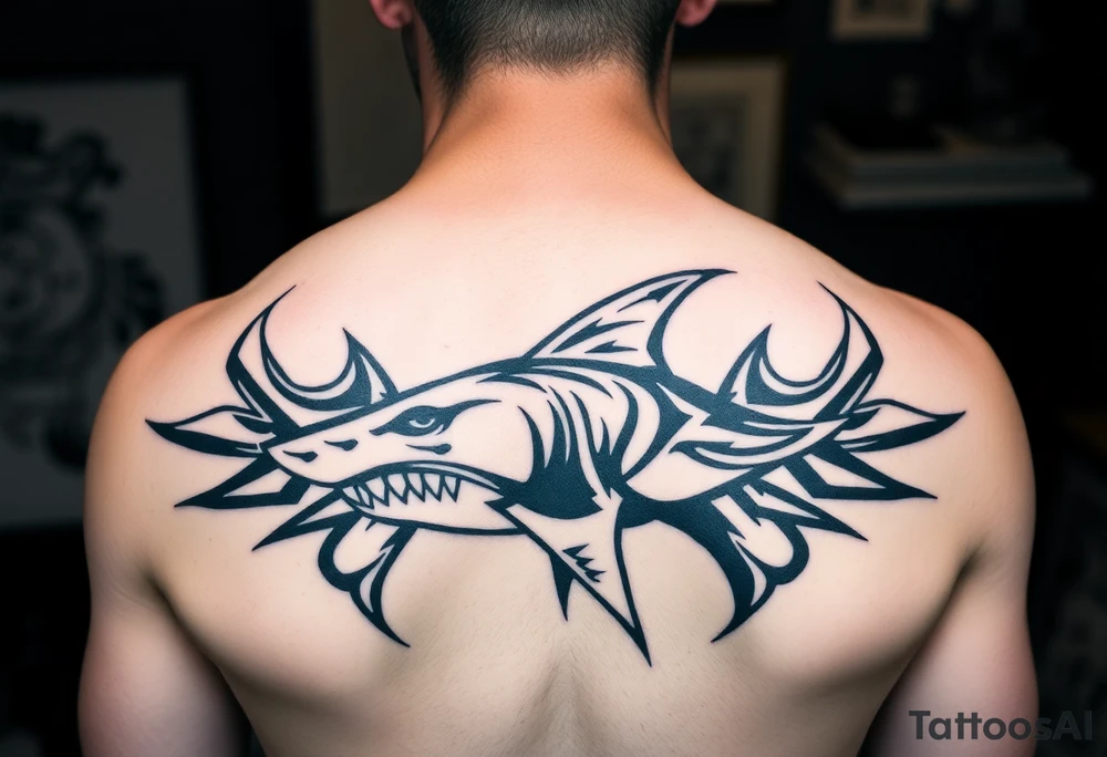 hammerhead shark tattoo idea