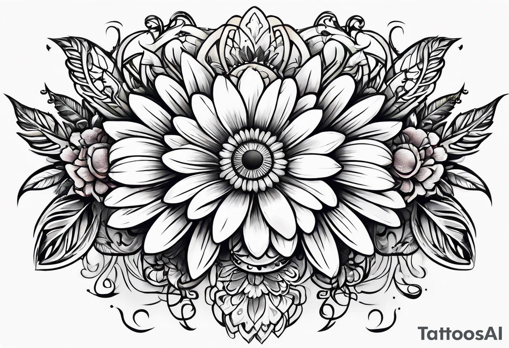 Daisy chain tattoo idea