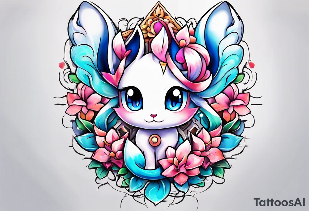 Ditto sylveon tattoo idea