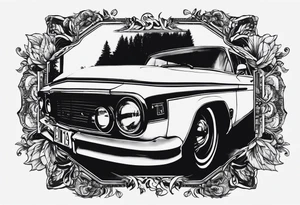 polaroid picture tattoo idea