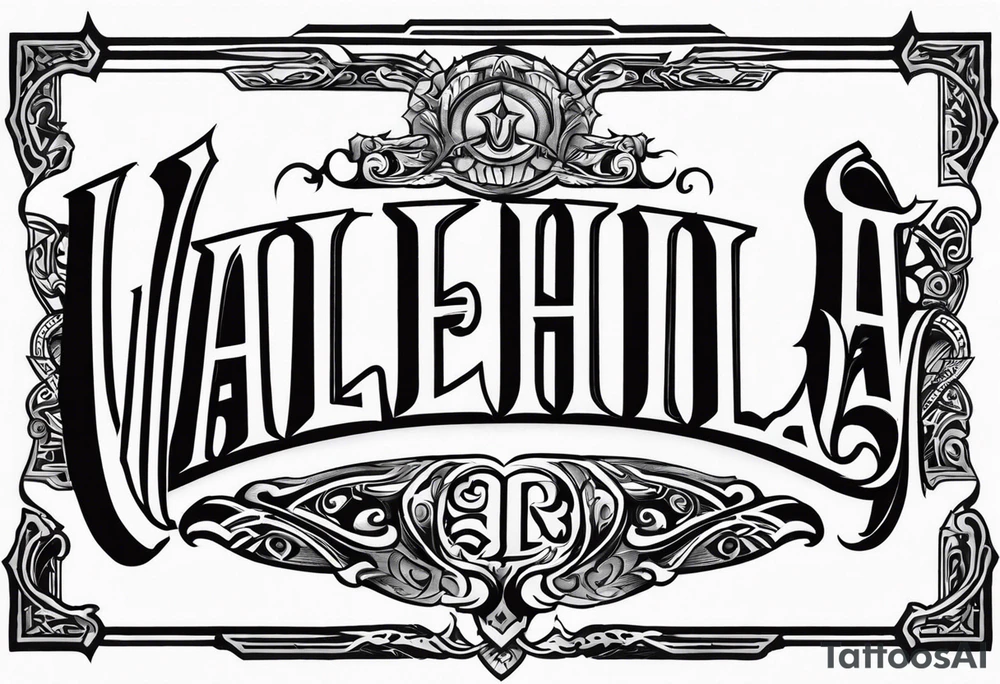 Valhalla tattoo idea