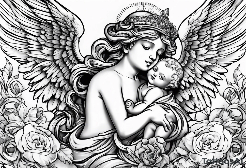 Cherub tattoo idea