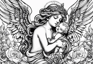 Cherub tattoo idea