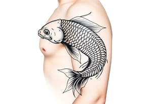 Koi fish tattoo idea