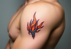 flame tattoo idea
