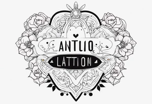 Tattoo inscription Baby tattoo idea