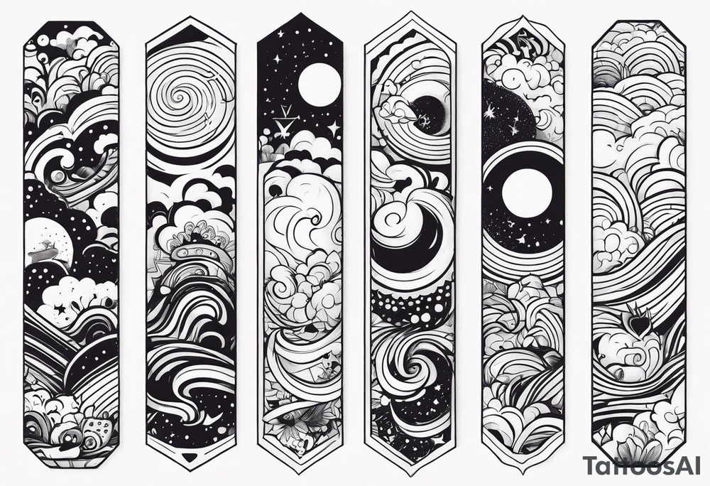Forearm sleeve tattoo idea