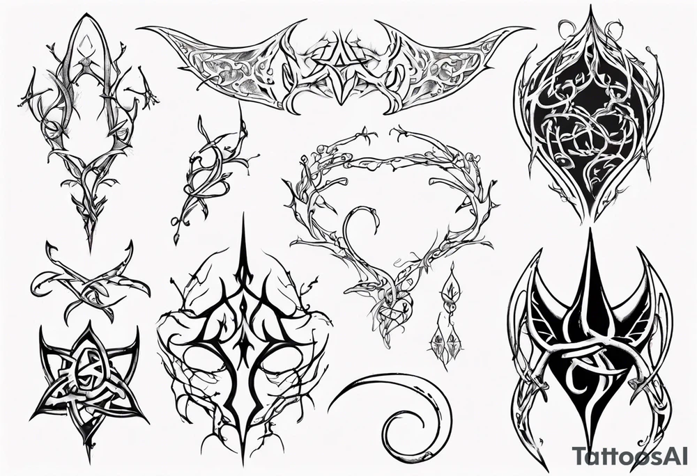 Elvish tattoo idea