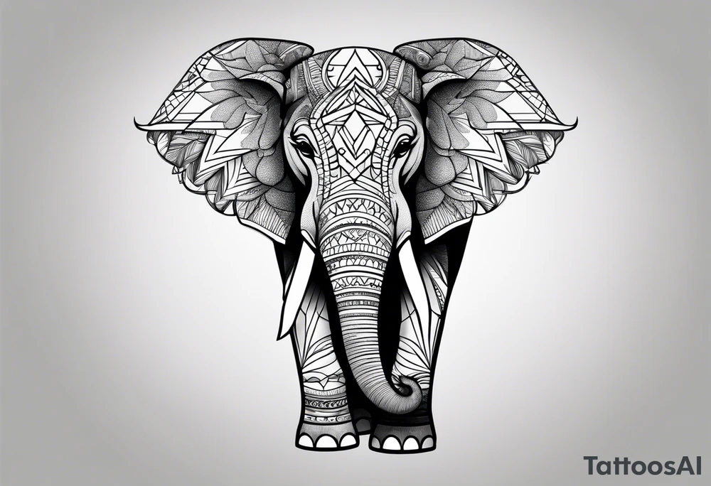 Elephant tattoo idea