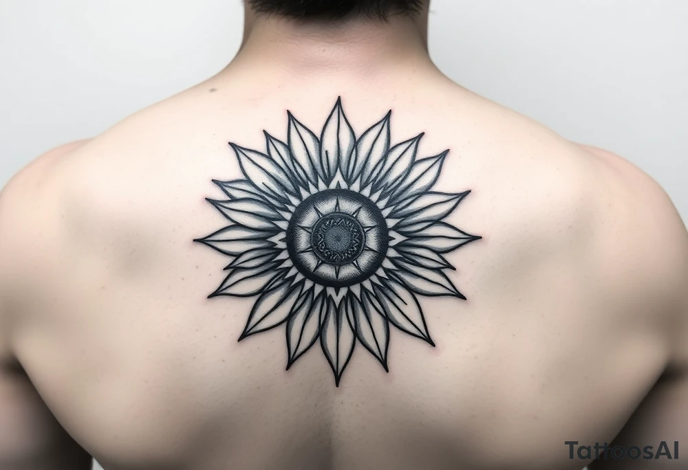 Sunflower, sun tattoo that will "shine" on another small tattoo right above my elbow . It will go on my bicep tattoo idea