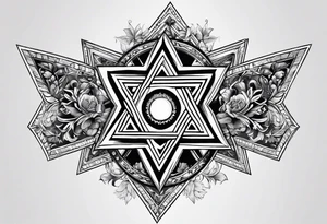 star of david tattoo idea