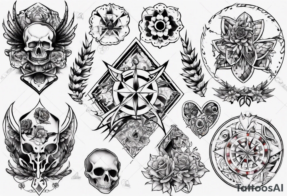 Patchwork Tattoo tattoo idea