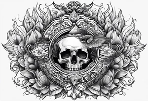 Leg tattoo
Tresure chest

Underwater tattoo idea