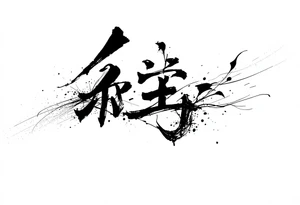 Dream big in kanji tattoo idea