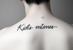 fine line feminine tattoo with kids names for the arm tattoo idea