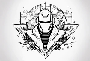 Robotic Cyber criminal tattoo idea