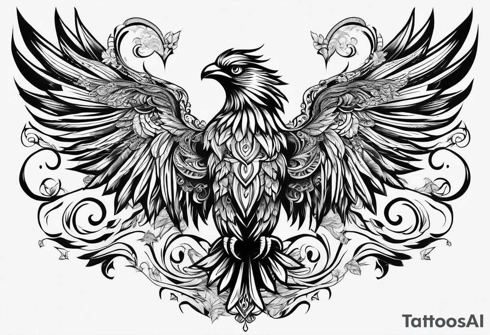 Firebird Russian tattoo idea