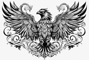Firebird Russian tattoo idea