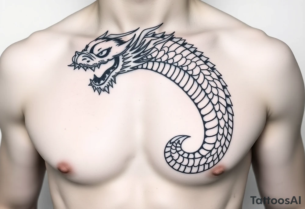 naga in japanese tattoo idea