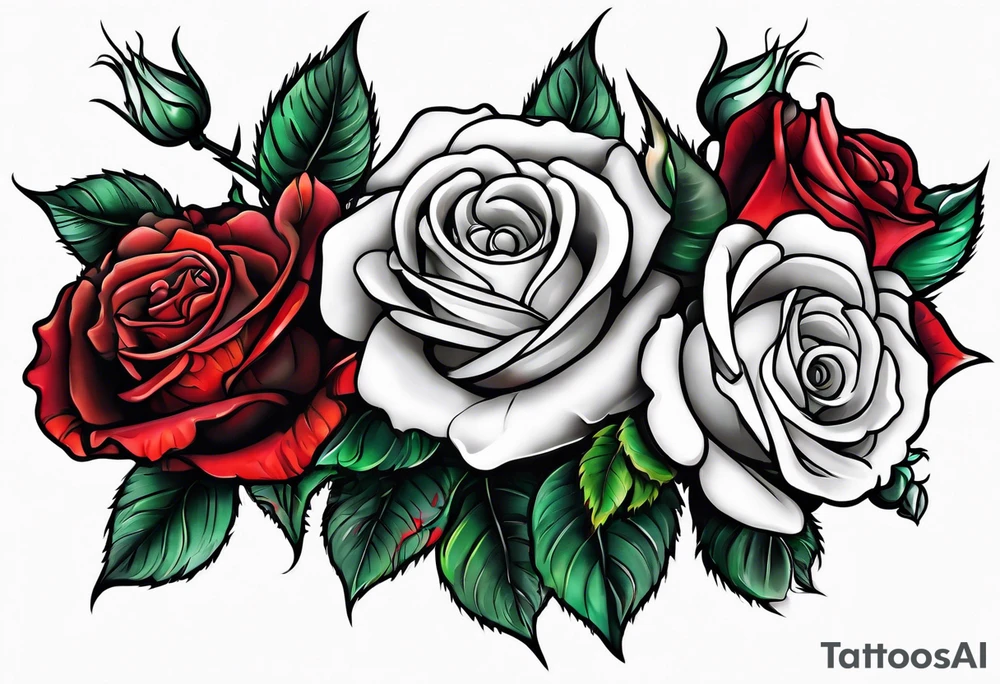 detroit city  , roses , ♍️ tattoo idea