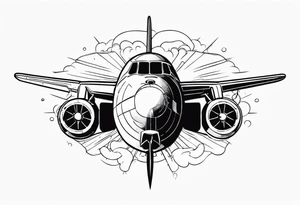bomb from a plane tattoo idea