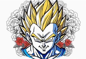 Vegeta tattoo idea