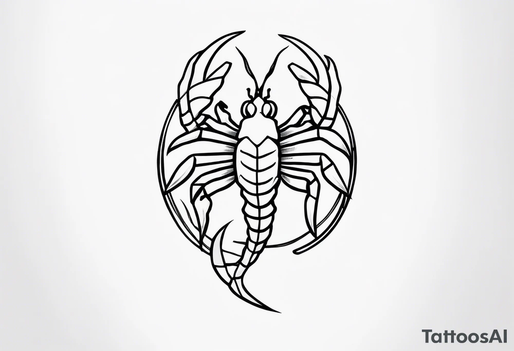 Scorpio tattoo idea