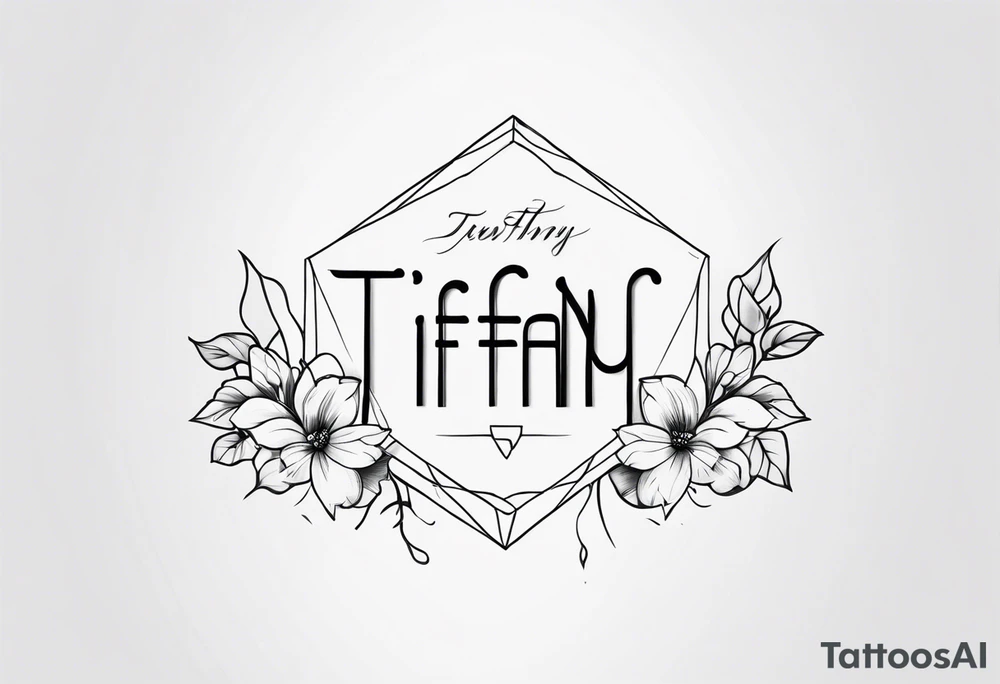 TIFFANY name tattoo idea