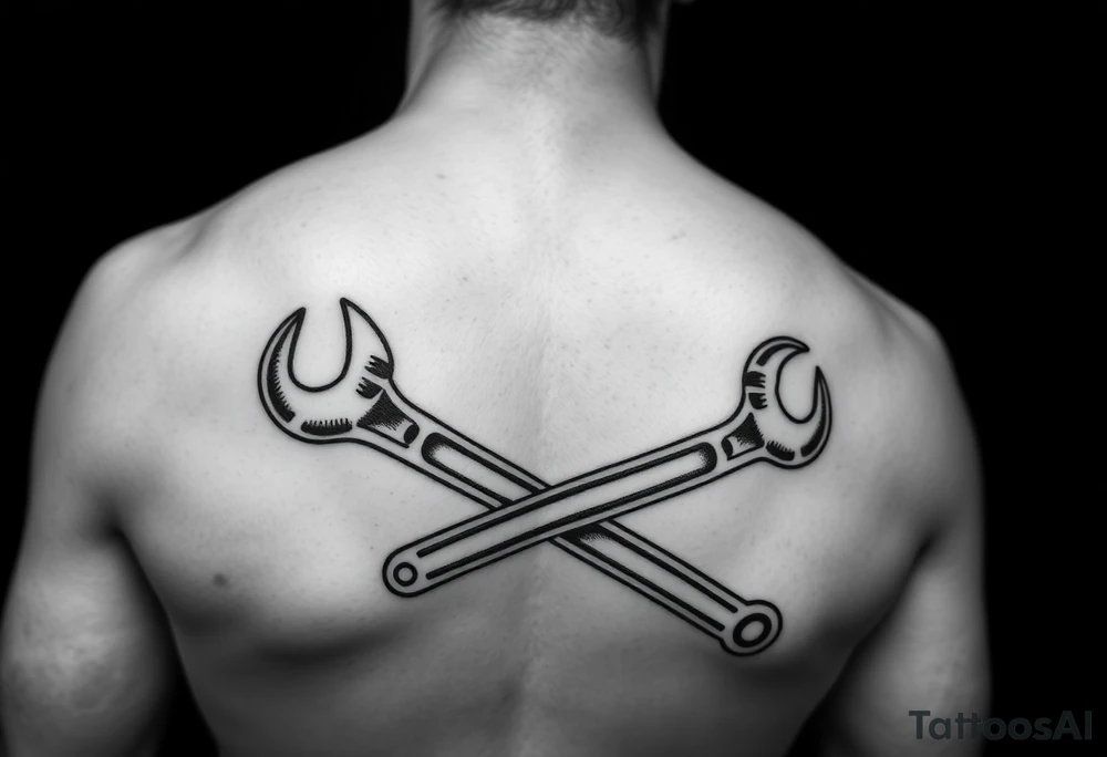 Straight Pipe Wrenches tattoo idea