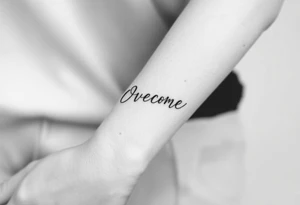 Overcome tattoo idea