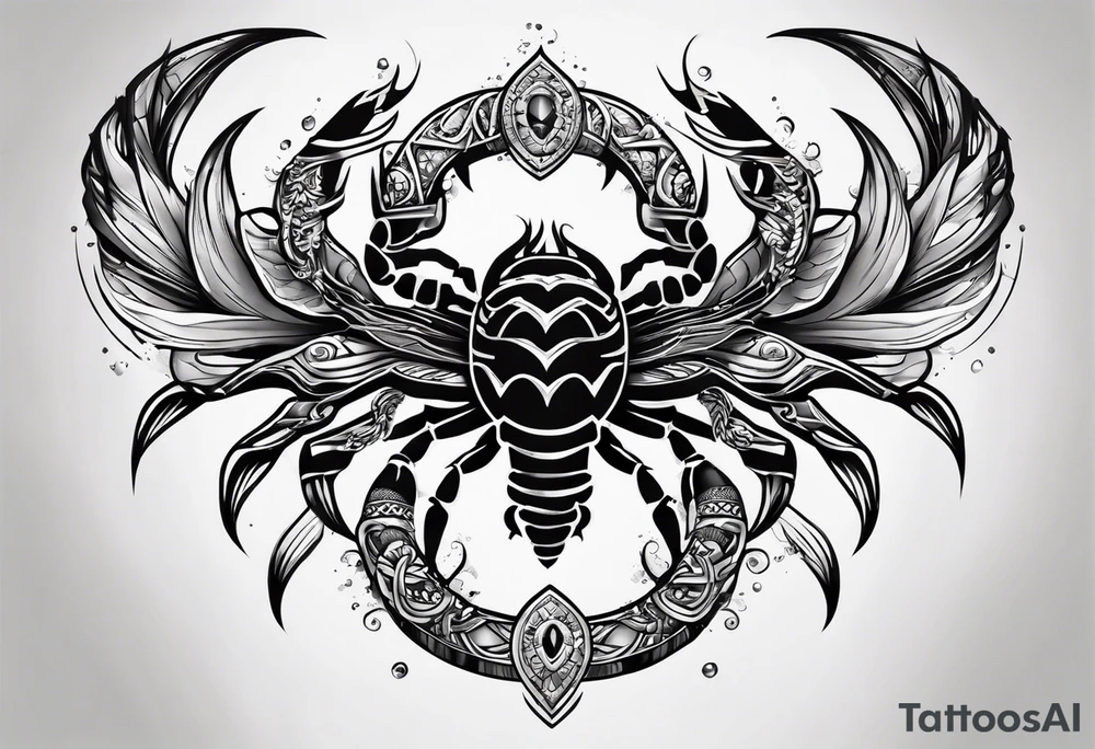 scorpio tattoo idea