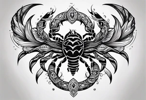 scorpio tattoo idea