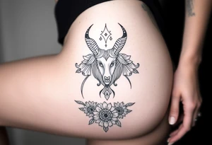 Tarot, the lovers, zodiac, Taurus ,witchy, Norse ,viking,Lillie's, roses, sunflowers tattoo idea