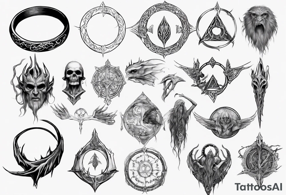 Lord of the rings, tattoo idea