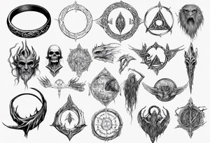 Lord of the rings, tattoo idea