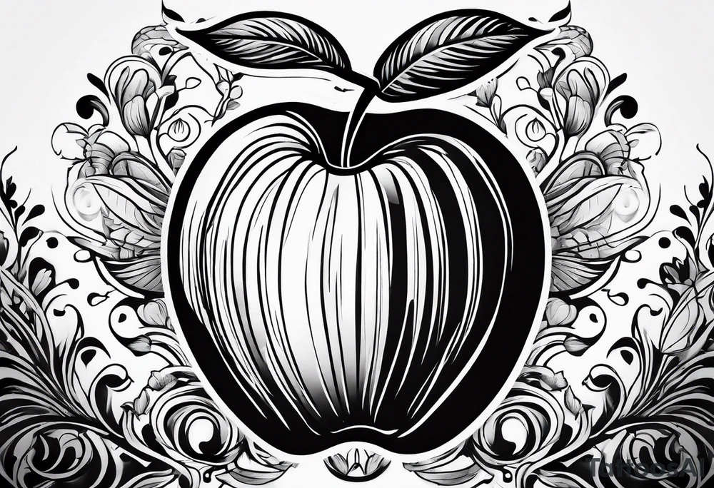 Apple tattoo idea